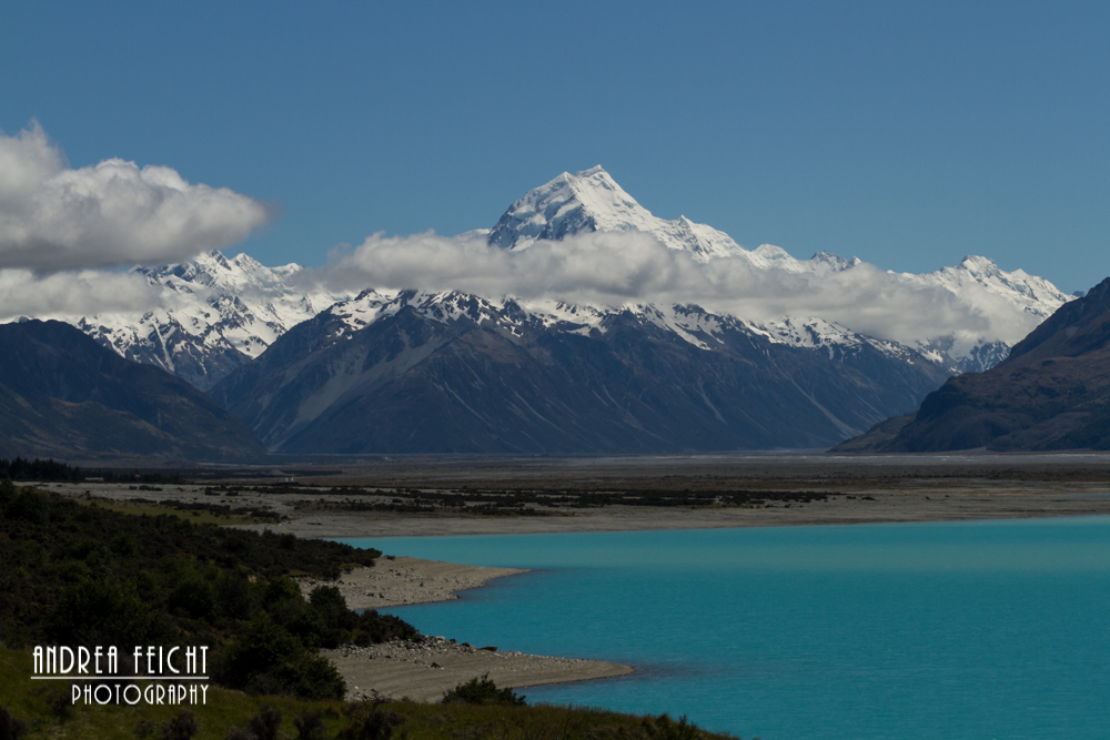 Mount Cook mit See