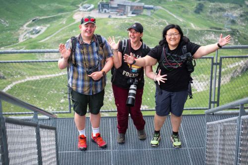 Unterwegs mit Freunden