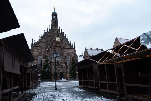 Abgebauter Christkindlsmarkt