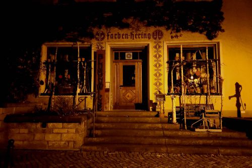 Nachts in Bad Schandau