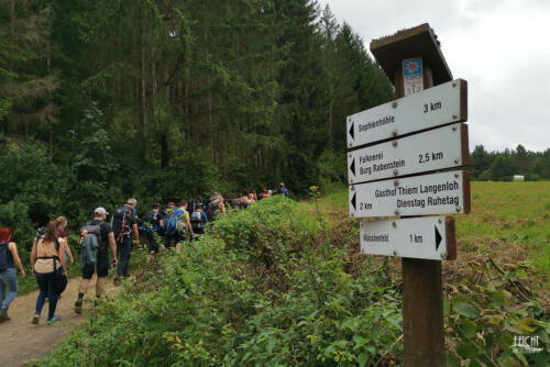 Wanderung geht los