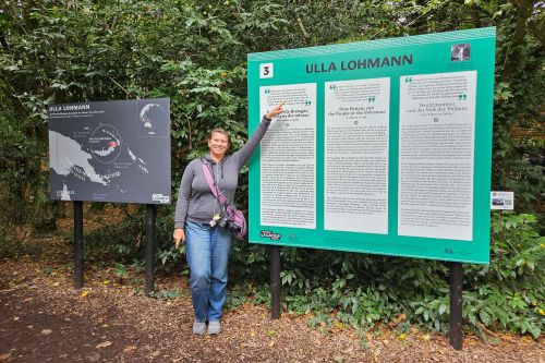 Ulla Lohmann stellt auch aus