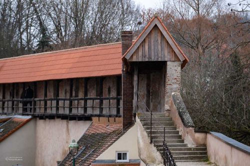 Blick auf die Stadtmauer