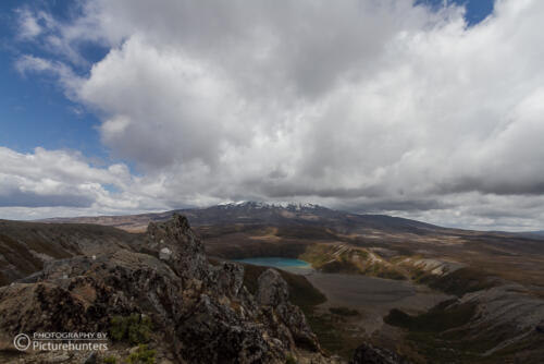 Blick auf einen kleinen See