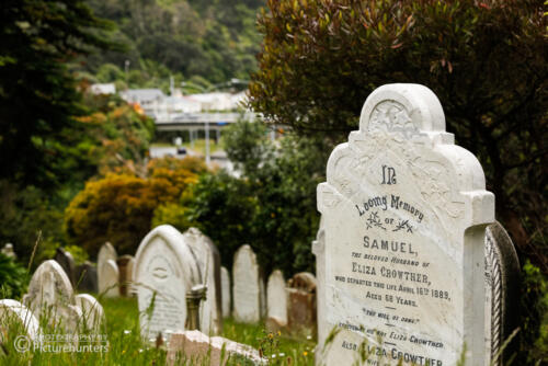 Friedhof in der Stadt