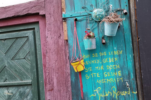 Detail an einem Haus