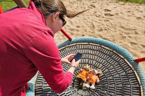 Schön in Pose bringen