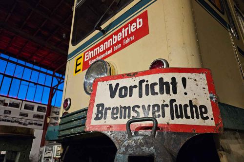 Vorsicht Bremsversuche