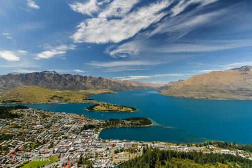 Blick auf Queenstown