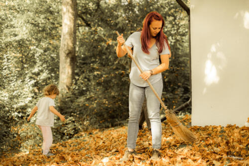 Muss halt wieder die Frau arbeiten