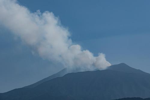 Rauch über dem Ätna