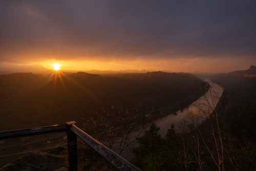 Blick über die Elbe