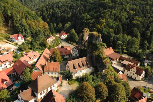 Blick aufs Dorf