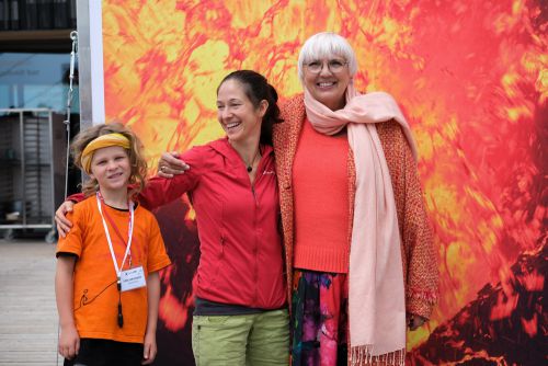 Manuk, Ulla und Claudia Roth