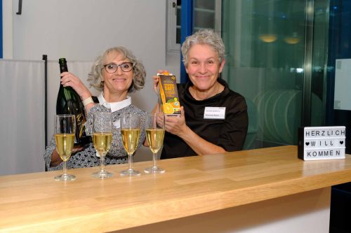 Netter Gästeempfang