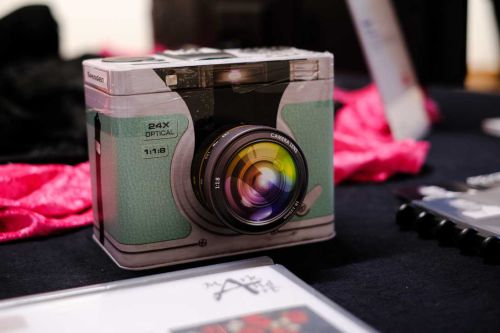 Eine der Spendenboxen