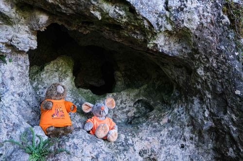 Bei den Höhlen