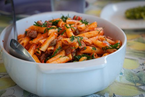 Thunfisch-Nudeln