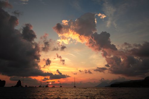 Vulcano Sonnenuntergang
