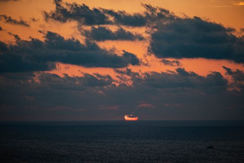 Die Sonne verschwindet