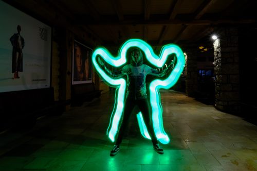 Lightpainting-Aktion