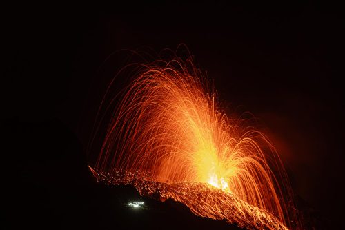 Lavafontäne