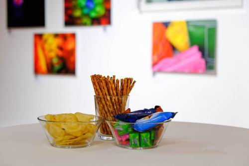 Knabbereien stehen bereit