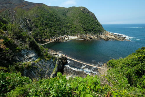 Blick auf die Suspension Bridge