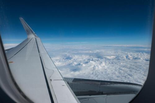 Blick aus dem Flieger