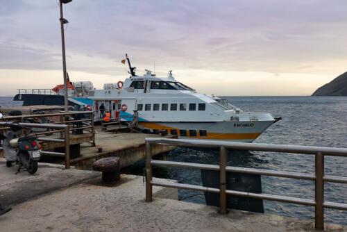 Ankunft auf Stromboli