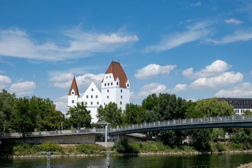 Fußgängerbrücke über die Donau