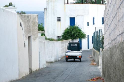 In einer schmalen Gasse