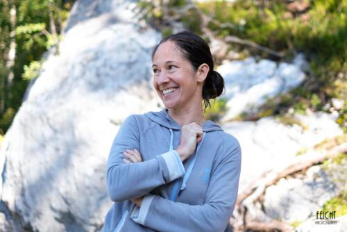 Sympathische Workshopleiterin